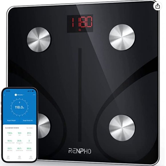 Renpho Smart Scale Bluetooth w/Smartphone App - Picture 1 of 4